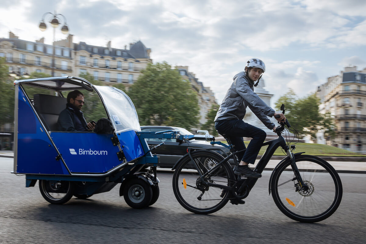 vélo-taxi à Paris